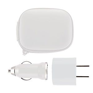 Wall/Car USB Charging Set with Case/ travel set(Close out)