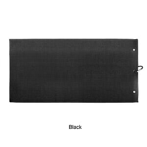 Microfiber Waffle Two-fold Golf Towel w/ Carabiners Clip 12" x 24"