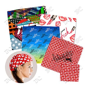 100% Polyester Full Color Bandanas