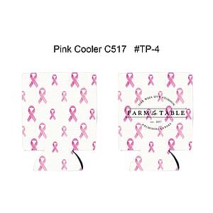 Free Shipping Ribbon Design Sublimated Collapsible Can Cooler