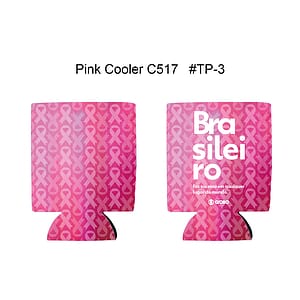 Free Shipping Ribbon Design Sublimated Collapsible Can Cooler
