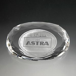 4-1/2" Oval Paperweight
