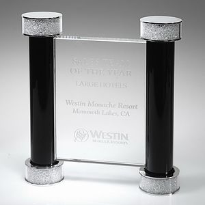 10" Crystal Award - Pillars of Success_D046CA