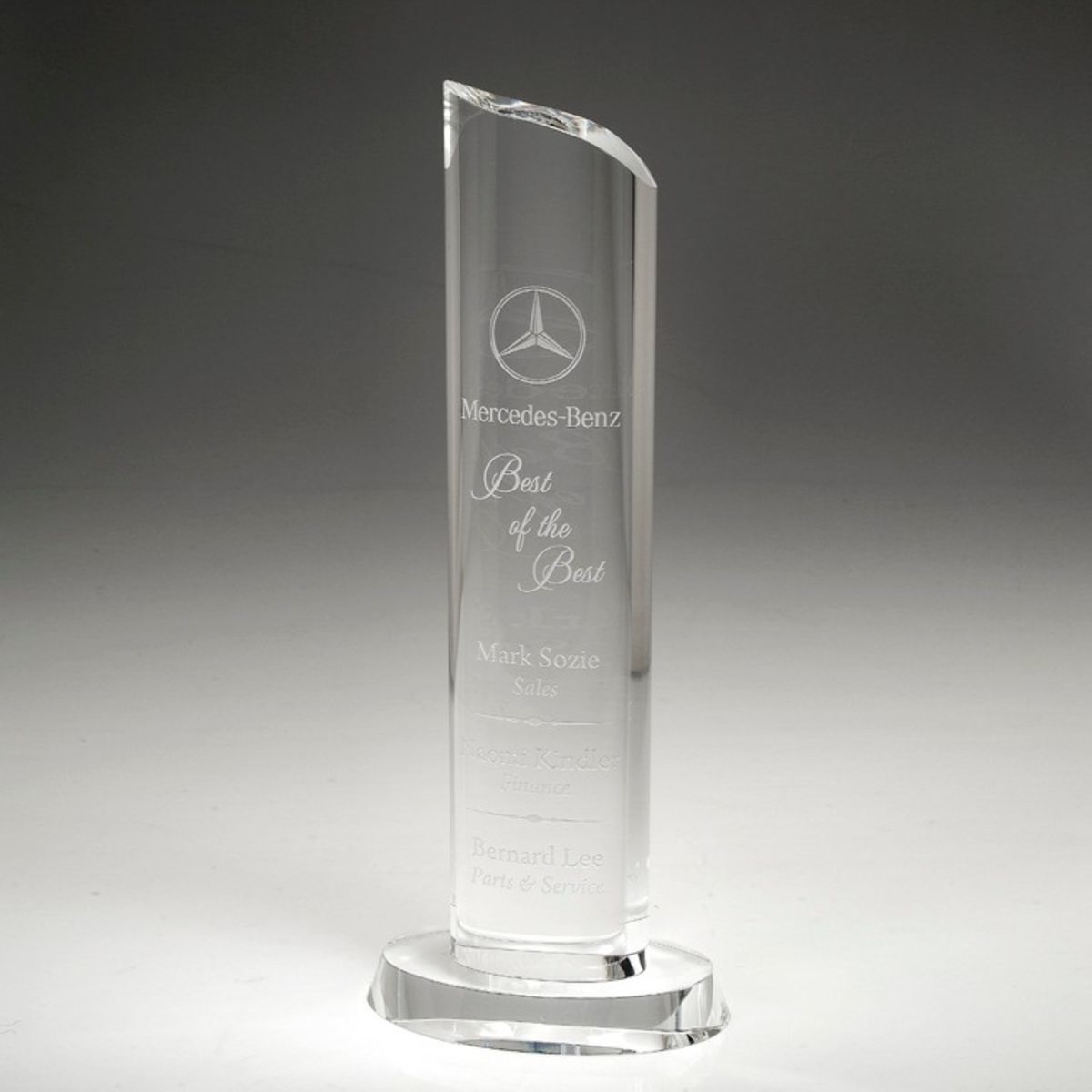 8" Crystal Award-Tower_D143CA
