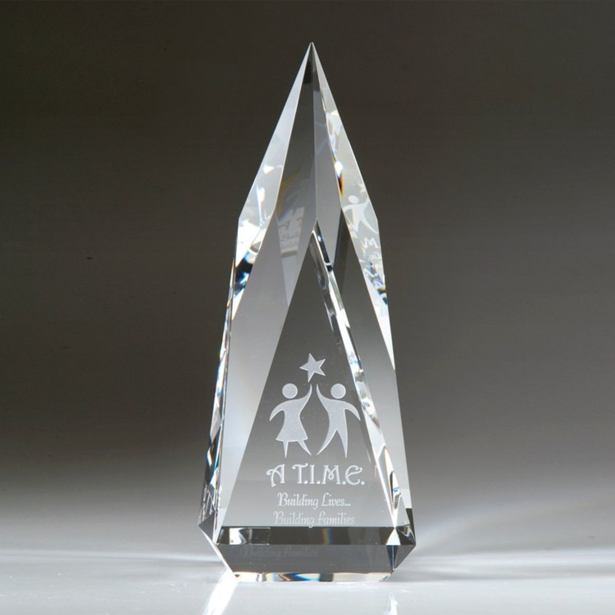 7-1/2" Zenith Crystal Award_D166CA