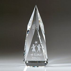 7-1/2" Zenith Crystal Award_D166CA