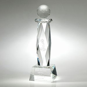 15" Crystal Award-Ultimate Golf Trophy_D226CA