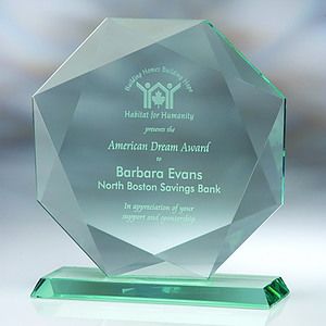 6-3/4" Award- Awards, Trophy-Diamond_D312GA