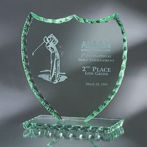 7-1/2" Award- Awards, Trophy,Shield, Pearl Edge_D358GA