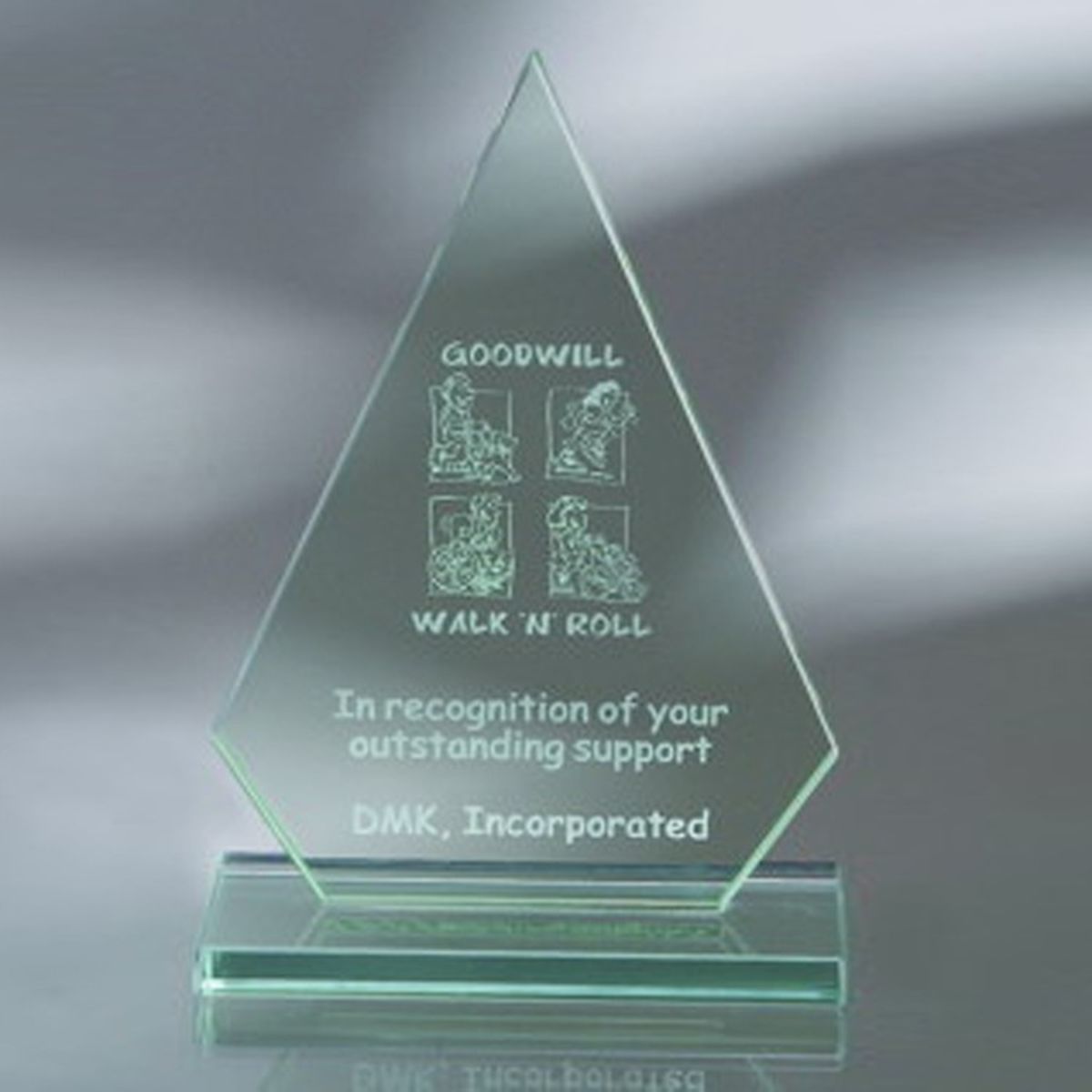 7-1/2" Award- Awards, Trophy,Conquest, Flat Edge_D364GA