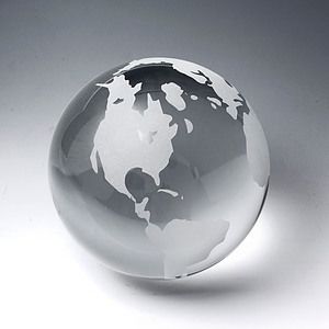 2-3/8" Award- Awards, Trophy,Clear Globe (Flat Bottom)_D488CA