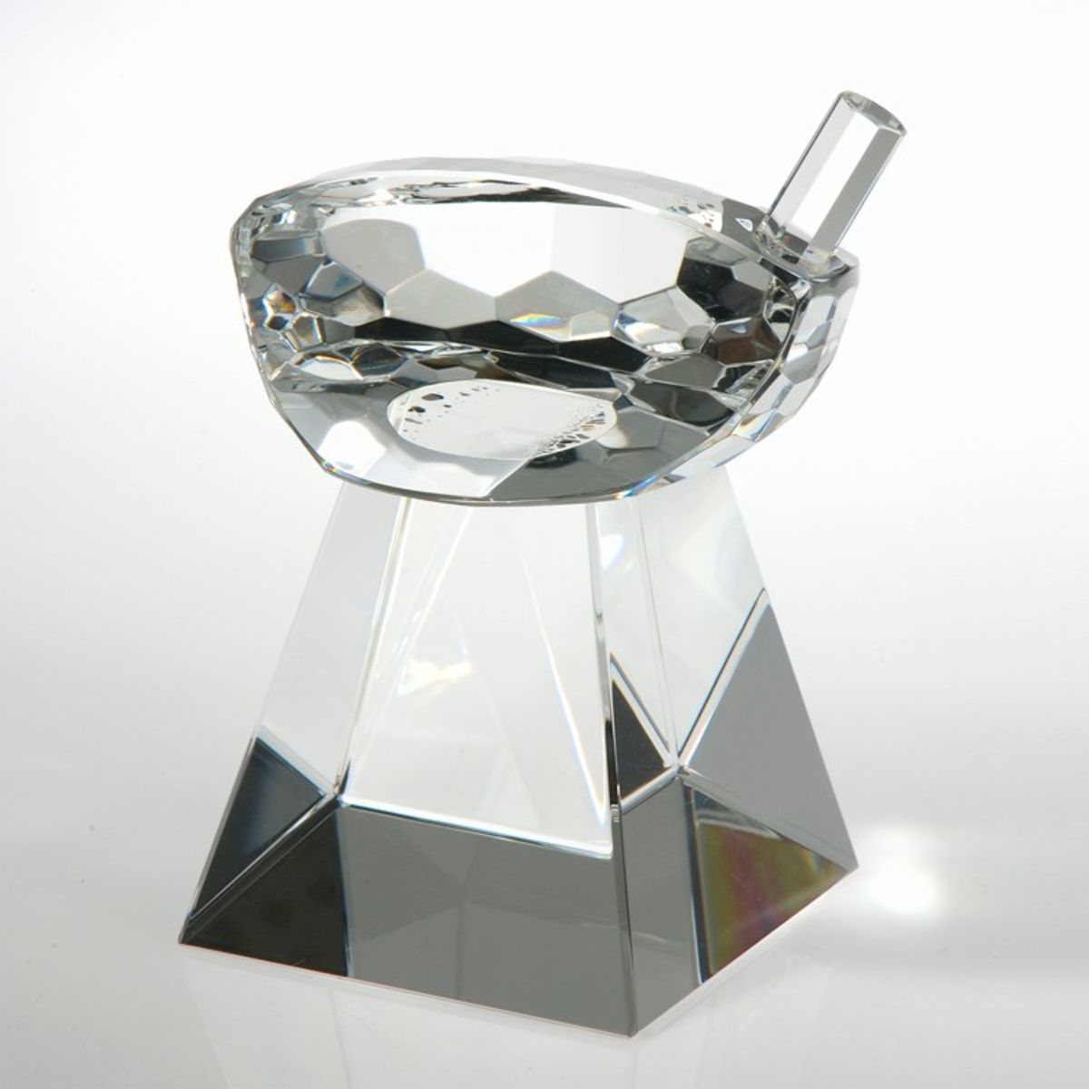 4 3/4" Crystal Award-Golf Driver Head w/ Tall Base_D501CA
