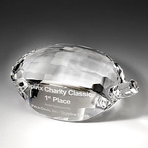 1 1/2" Crystal Award-Golf Driver Head_D506CA