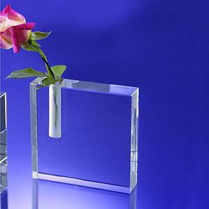 4" Award- Awards, Trophy,Bud Vase, Plain, Side Hole