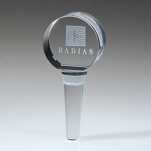 4" Award- Awards, Trophy,Round Shaped Wine Bottle Stopper_D519CA