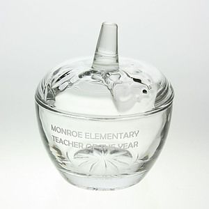 4 1/8" Award - Apple Candy Jar
