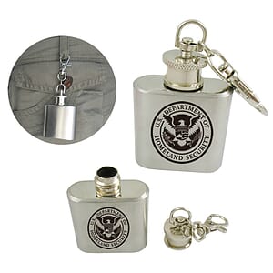 Stainless 1 oz Steel Flask(Close out)