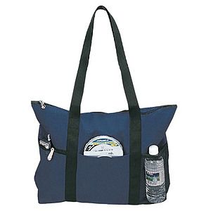 600 denier Zipper Travel Tote