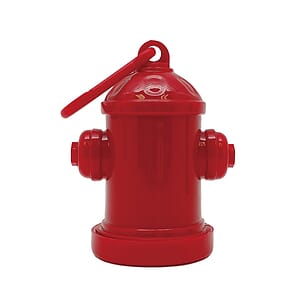 Fire Hydrant Pet Waste Bag Dispenser w/Hook