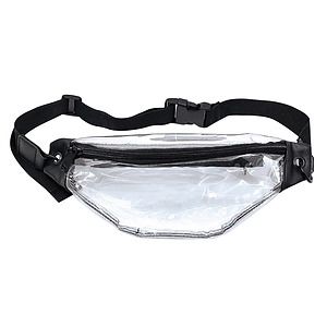 Leatherette Soft Clear Zippered Fanny Pack Bag