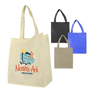 100g Non-Woven Polypropylene Grocery Tote w/ 8" Gusset