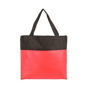 Recycled Non-Woven Polypropylene 2-Tone Zippered Tote