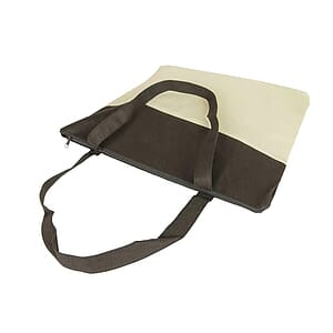 Recycled Non-Woven Polypropylene 2-Tone Zippered Tote