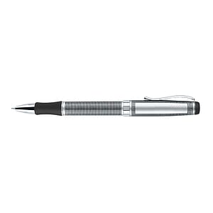 Gamma Satin Chrome Metal Pen, Ballpoint pen