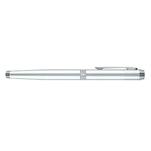 Apolo-II Satin Chrome Metal Pen, Rollerball Pen