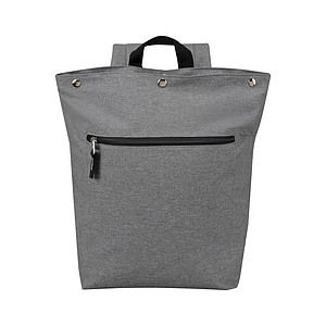 Snap Top Padded Zippered Computer Backpack
