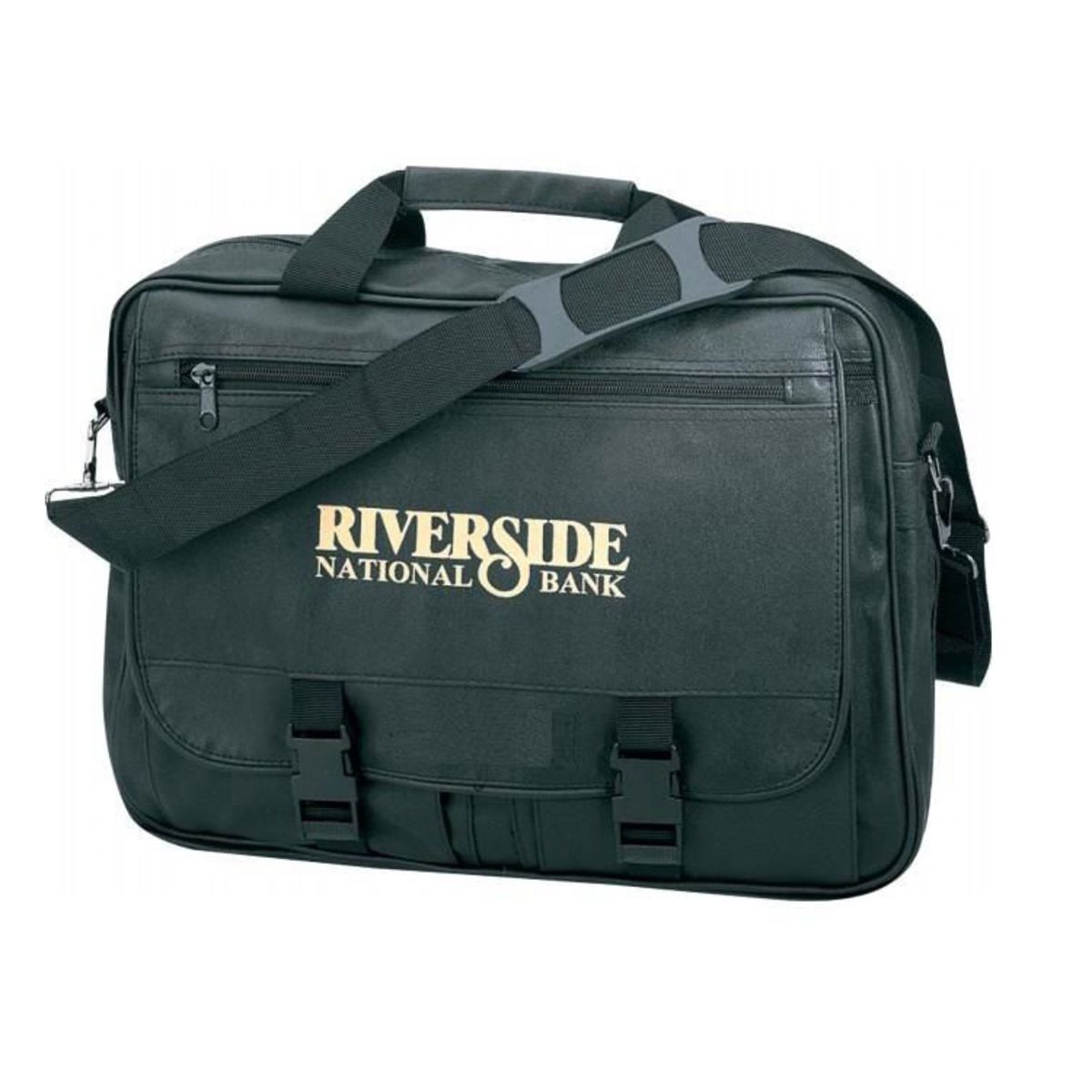 Leatherette Expandable Briefcase