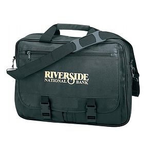 Leatherette Expandable Briefcase