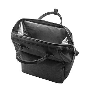 300D Wide-Mouth Heathered Cooler Backpack