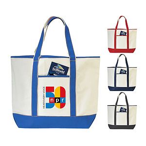 15 oz. Deluxe Cotton Canvas Tote Bag