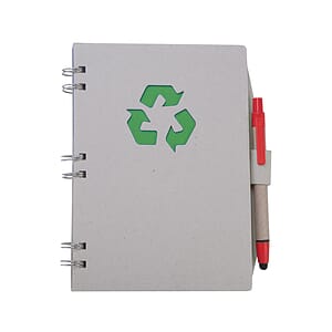 Recycled Notebook Pen Set - close out