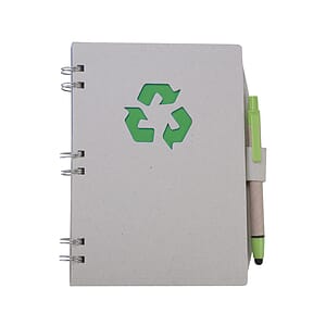 Recycled Notebook Pen Set - close out