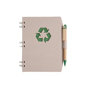 Recycled Notebook Pen Set - close out