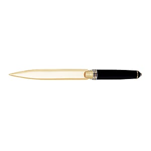 Achilles Matte Black Letter Opener