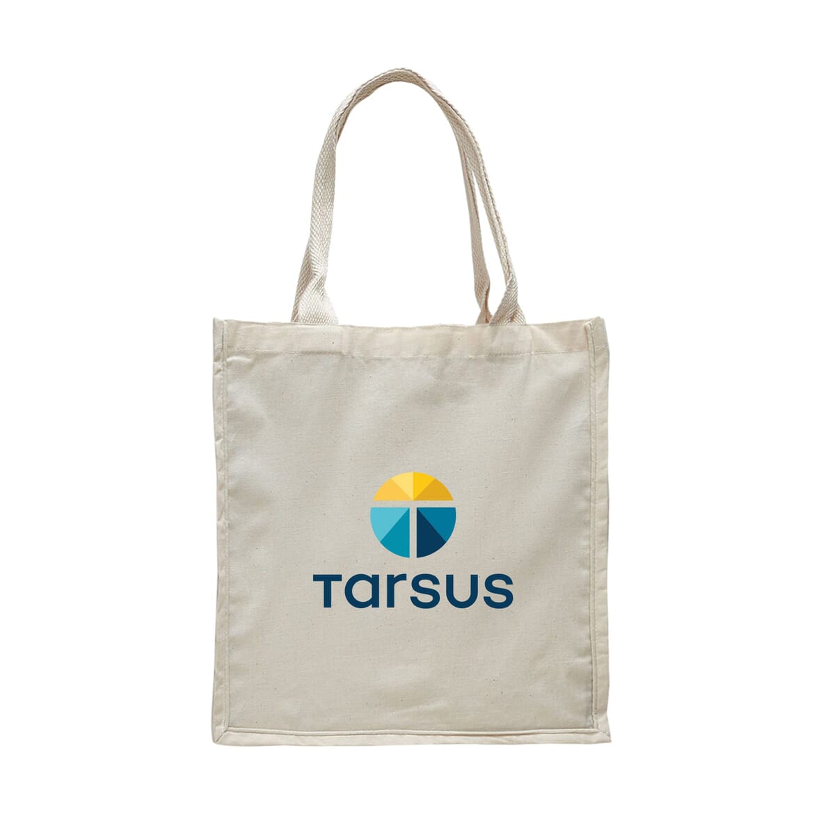 6 oz. 100% NATURAL COTTON SHEETING FANCY SHIPPING TOTE BAG