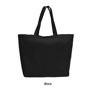 12 oz. 23"w Large Heavy Canvas Velcro Closure Tote Bag