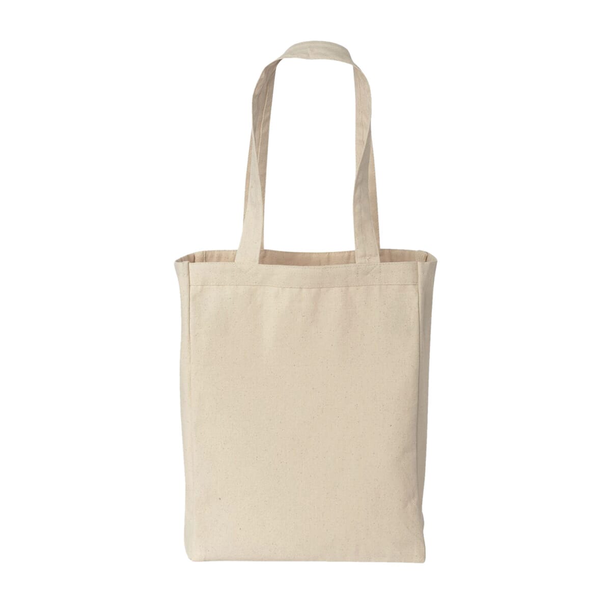 6 oz. 100% Natural Cotton Canvas Multipurpose Shopping Tote Bag
