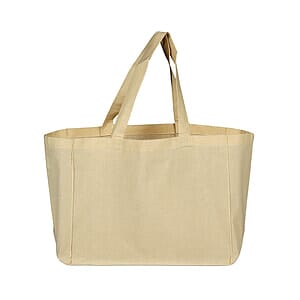 6 oz. 100% Natural Cotton Sheeting Shopper Tote Bag
