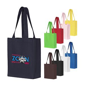 12 Oz. 100% HEAVY CANVAS SHOPPING TOTE BAG_R935EBT