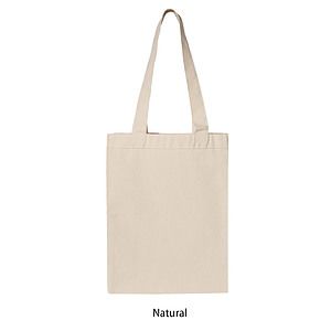 12 Oz. NATURAL 100% HEAVY CANVAS SHOPPING TOTE BAG_R935ENBT