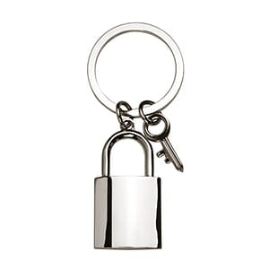 CHARM KEY & LOCK KEY CHAIN