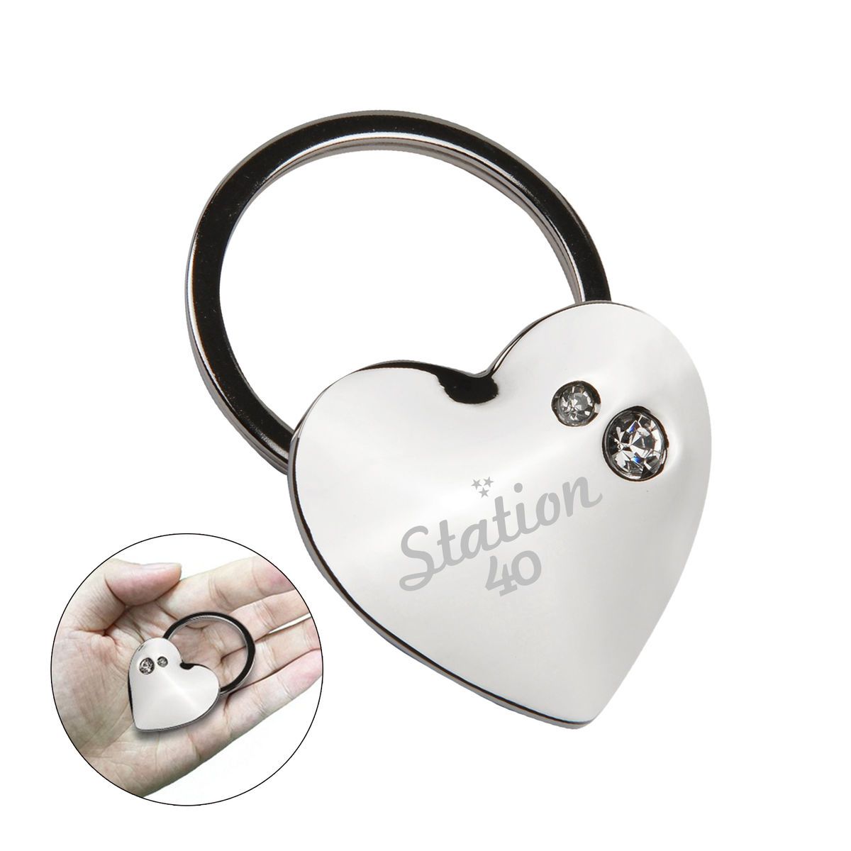 Heart Key Tag (Key Chain, Keychain, Key chains)