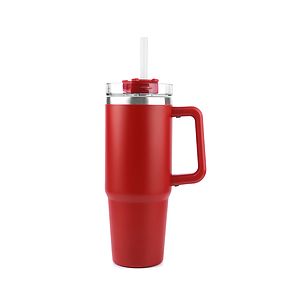 US Stock 30 OZ. S/S Travel Mug w/ Handle & Twist Closure Straw Lid