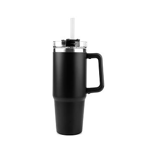 US Stock 30 OZ. S/S Travel Mug w/ Handle & Twist Closure Straw Lid
