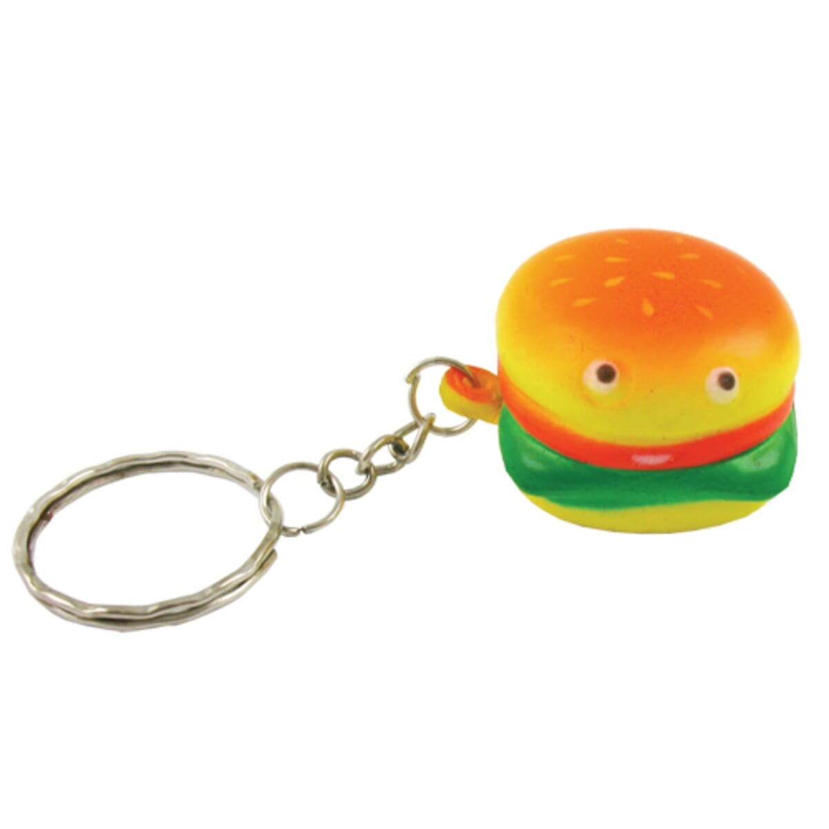 Stress Relievers - Hamburger Key Chain(Stress Ball) - Close out