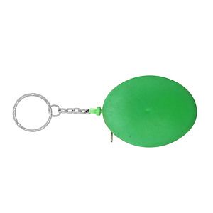 3' Oval Tape Measure W/Key Chain(Key Chain, Keychain, Key tag, Tape Measure, Tools)- Close out